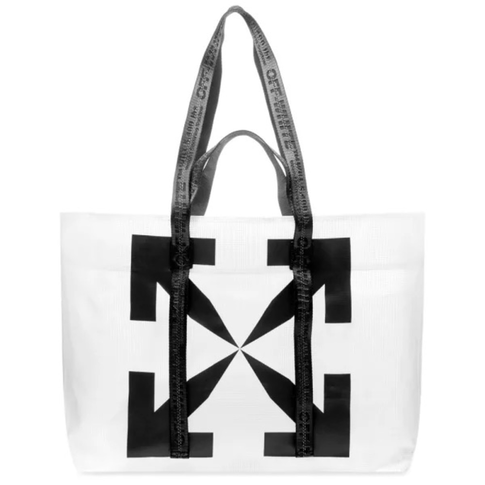 OFF WHITE ARROW TYVEK TOTE BAG by LEGEND - VIRGIL ABLOH